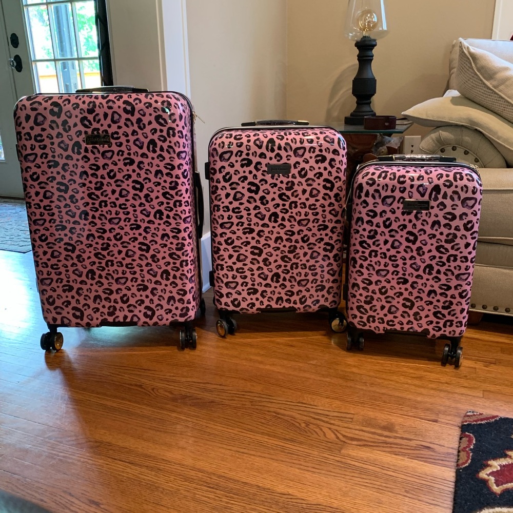Juicy Couture Leopard 3 pc Luggage